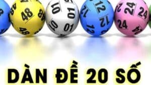 Chọn dàn đề 20 số là một phương pháp chơi lô tô phổ biến tại Việt Nam