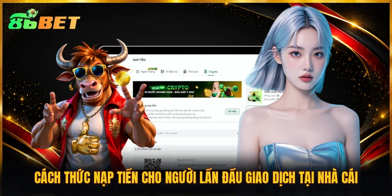Cách thức nạp tiền cho người lần đầu giao dịch tại nhà cái